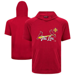 St. Louis Cardinals Levelwear City Connect Phase Core Logo Pullover Hoodie T-Shirt - Red - MLB Online