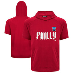 Philadelphia Phillies Levelwear City Connect Phase Core Logo Pullover Hoodie T-Shirt - Red - MLB Sale