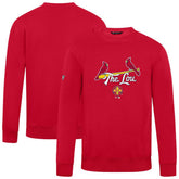St. Louis Cardinals Levelwear City Connect Zane Back Splash Sweatshirt - Red - MLB Online