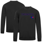 Toronto Blue Jays Levelwear City Connect Zane Back Splash Sweatshirt - Black - MLB Sale