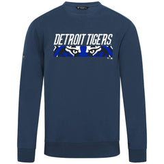 Detroit Tigers Levelwear City Connect Zane Back Splash Sweatshirt - Navy - MLB Lifestyle