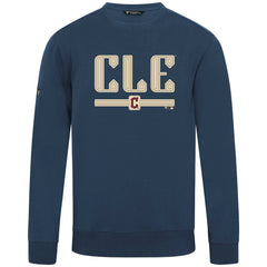Cleveland Guardians Levelwear City Connect Zane Back Splash Sweatshirt - Navy - MLB Online