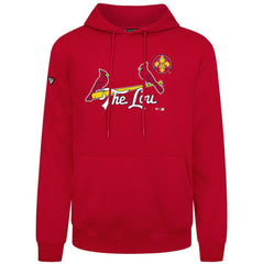 St. Louis Cardinals Levelwear City Connect Podium Core Logo Pullover Hoodie - Red - MLB Online