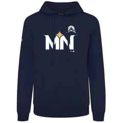 Minnesota Twins Levelwear City Connect Podium Core Logo Pullover Hoodie - Navy - MLB Lifestyle