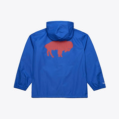 Mitchell & Ness Buffalo Bills Coaches Full-Snap Hooded Windbreaker Jacket Royal