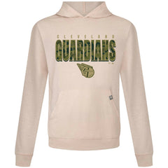 Cleveland Guardians Levelwear Relay Protect Pullover Hoodie - Khaki - MLB Discount