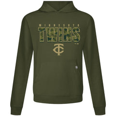 Minnesota Twins Levelwear Relay Protect Pullover Hoodie - Green - MLB Lifestyle