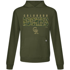 Colorado Rockies Levelwear Relay Protect Pullover Hoodie - Green - MLB Lifestyle