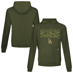 Los Angeles Dodgers Levelwear Relay Protect Pullover Hoodie - Green - MLB Discount