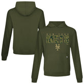 New York Mets Levelwear Relay Protect Pullover Hoodie - Green - MLB Discount