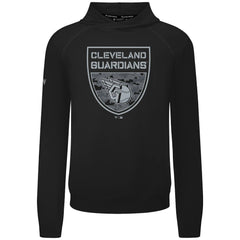 Cleveland Guardians Levelwear Mandate Buckler Tri-Blend Pullover Hoodie - Black - MLB Lifestyle