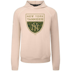 New York Yankees Levelwear Mandate Buckler Tri-Blend Pullover Hoodie - Khaki - MLB Online