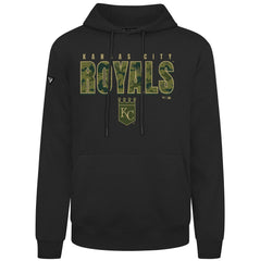 Kansas City Royals Levelwear Podium Protect Pullover Hoodie - Black - MLB on Sale