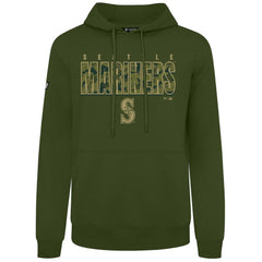 Seattle Mariners Levelwear Podium Protect Pullover Hoodie - Green - MLB Online