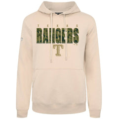 Texas Rangers Levelwear Podium Protect Pullover Hoodie - Khaki - MLB on Sale