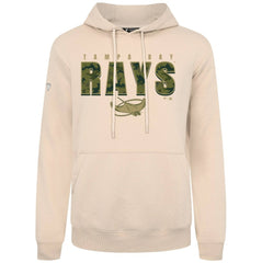 Tampa Bay Rays Levelwear Podium Protect Pullover Hoodie - Khaki - MLB Sale