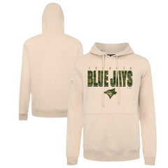 Toronto Blue Jays Levelwear Podium Protect Pullover Hoodie - Khaki - MLB Sale
