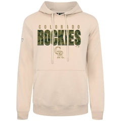 Colorado Rockies Levelwear Podium Protect Pullover Hoodie - Khaki - MLB Online