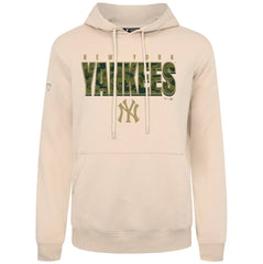 New York Yankees Levelwear Podium Protect Pullover Hoodie - Khaki - MLB Discount