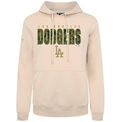 Los Angeles Dodgers Levelwear Podium Protect Pullover Hoodie - Khaki - MLB Sale