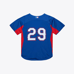 Adrian Beltre Texas Rangers Mitchell & Ness Cooperstown Mesh Batting Practice Button-Up Jersey - Royal - Mitchell & Ness Online