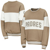 San Diego Padres Outerstuff Youth Ultimate Pastels On Base Sweatshirt - Brown - MLB on Sale