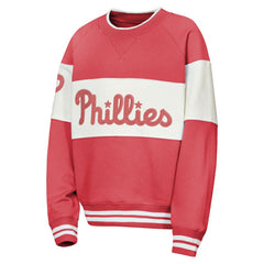 Philadelphia Phillies Outerstuff Youth Ultimate Pastels On Base Sweatshirt - Red - MLB Online