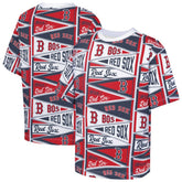 Boston Red Sox Outerstuff Youth All-Over Pennant T-Shirt - Red - MLB Sale