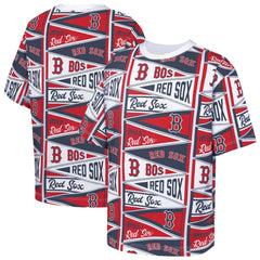 Boston Red Sox Outerstuff Youth All-Over Pennant T-Shirt - Red - MLB Sale