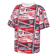 Washington Nationals Outerstuff Youth All-Over Pennant T-Shirt - Red - MLB Online