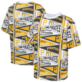 Pittsburgh Pirates Outerstuff Youth All-Over Pennant T-Shirt - Yellow - MLB Online