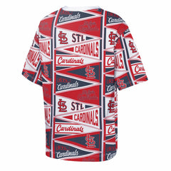 St. Louis Cardinals Outerstuff Youth All-Over Pennant T-Shirt - Red - MLB Sale