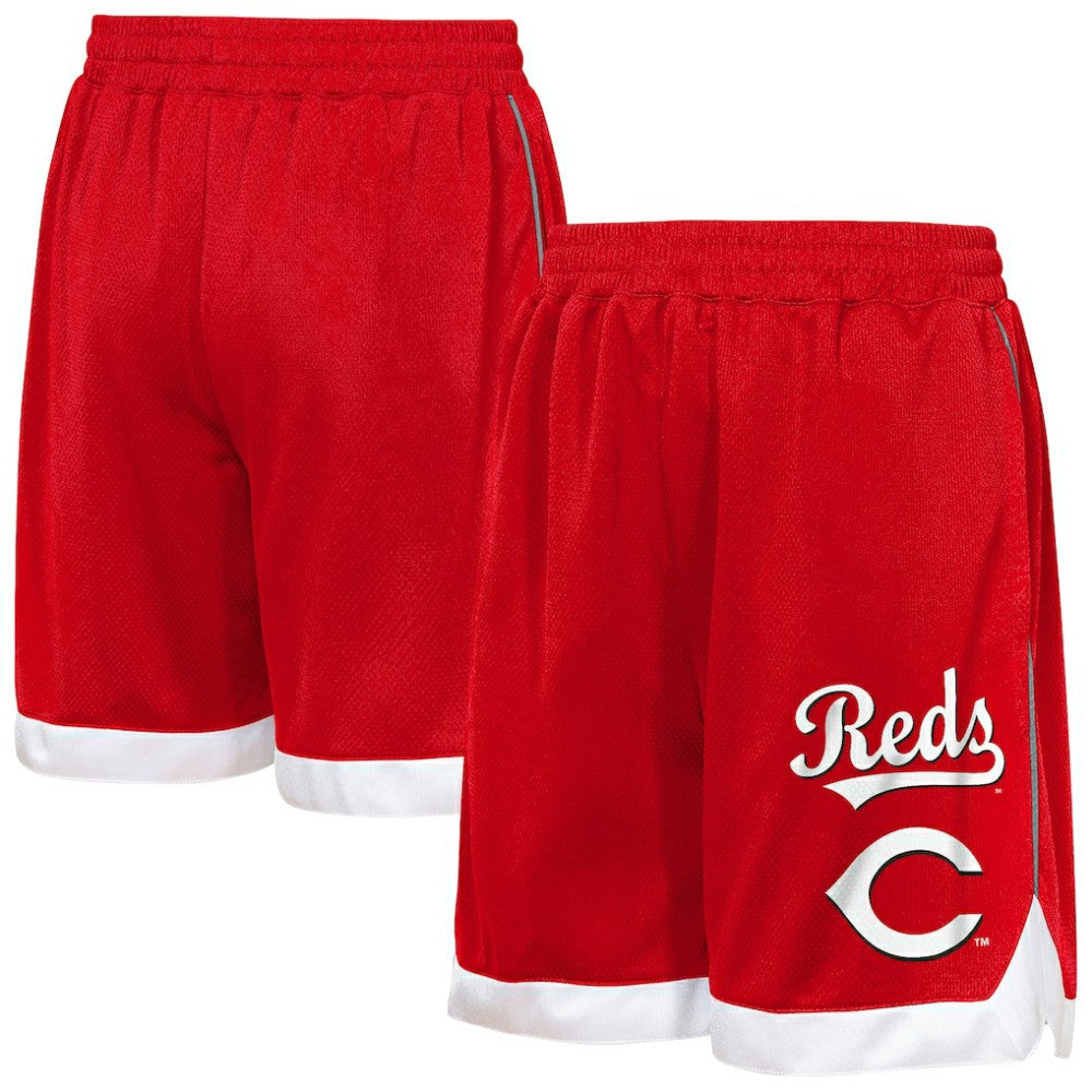 Cincinnati Reds Outerstuff Youth Big League All Star Fashion Shorts - Red - MLB Discount