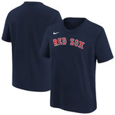 Boston Red Sox Nike Youth Wordmark T-Shirt - Athletic Navy - Nike on Sale