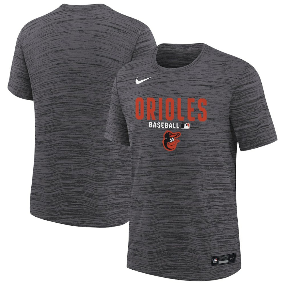 Baltimore Orioles Nike Youth Authentic Collection Velocity Dri-FIT T-Shirt - Black - Nike Discount
