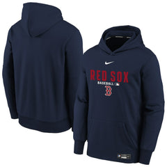 Boston Red Sox Nike Youth Authentic Collection Therma-FIT Hoodie - Navy - Nike Discount