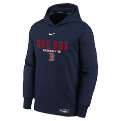 Boston Red Sox Nike Youth Authentic Collection Therma-FIT Hoodie - Navy - Nike Discount