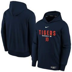 Detroit Tigers Nike Youth Authentic Collection Therma-FIT Hoodie - Navy - Nike Sale