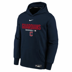 Cleveland Guardians Nike Youth Authentic Collection Therma-FIT Hoodie - Navy - Nike Sale