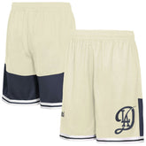 Los Angeles Dodgers Outerstuff Youth City Crew Fashion Shorts - Cream - MLB Lifestyle