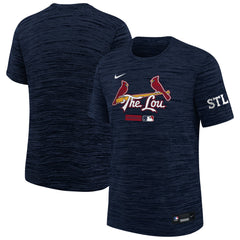 St. Louis Cardinals Nike Youth City Connect Authentic Collection Velocity Dri-FIT T-Shirt - Navy - Nike on Sale