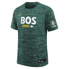 Boston Red Sox Nike Youth Authentic Collection Velocity Dri-FIT T-Shirt - Green - Nike Online