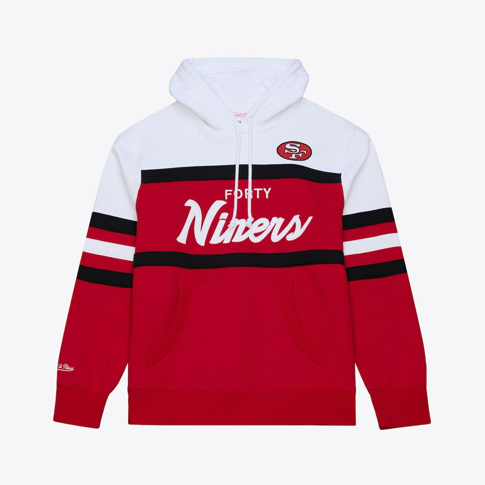 Mitchell & Ness San Francisco 49ers Head Coach Hoodie Scarlet