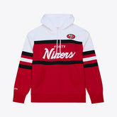 Mitchell & Ness San Francisco 49ers Head Coach Hoodie Scarlet