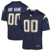 Nike Los Angeles Chargers Youth Alternate Super Chargers Game Custom Jersey Navy