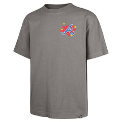 Atlanta Braves '47 Flora Foundation T-Shirt - Gray - 47 brand Lifestyle
