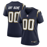 Nike Los Angeles Chargers Women's Alternate Super Chargers Game Custom Jersey Navy