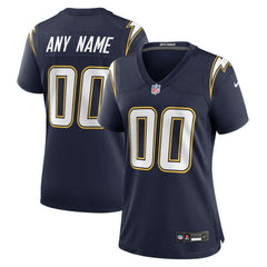 Nike Los Angeles Chargers Women's Alternate Super Chargers Game Custom Jersey Navy