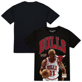 Dennis Rodman Chicago Bulls Hardwood Classics Player Arch T-Shirt for sale Black | Mitchell & Ness discount