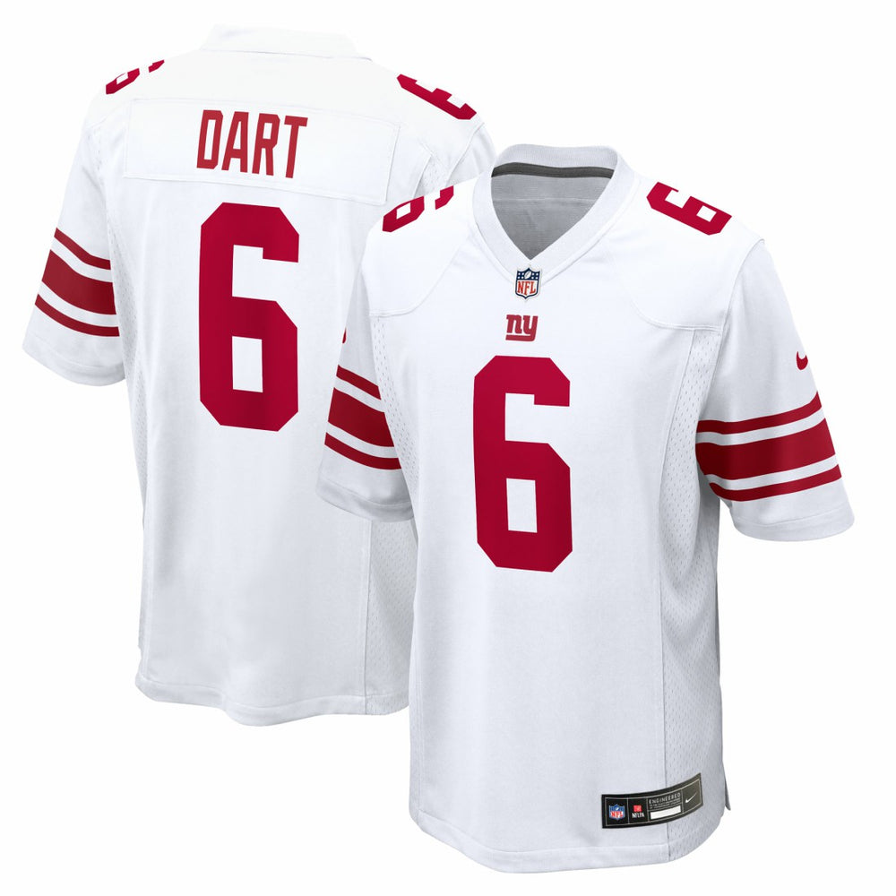 Nike Jaxson Dart New York Giants Game Jersey White